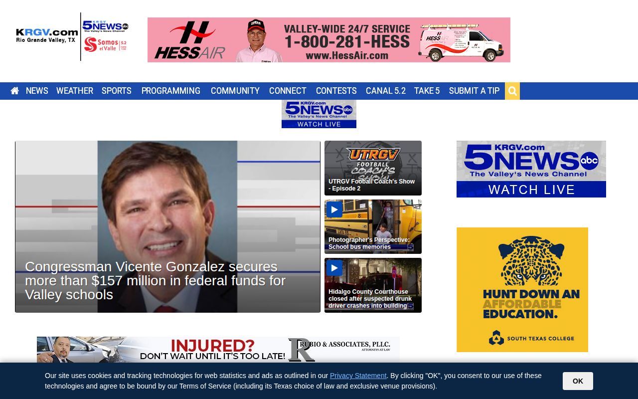 Cameron County crime news source from KRGV